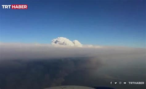 B­i­r­ ­Y­o­l­c­u­ ­U­ç­a­ğ­ı­n­d­a­n­ ­Y­ü­z­l­e­r­c­e­ ­M­e­t­r­e­ ­Y­ü­k­s­e­k­l­i­k­t­e­n­ ­M­u­ğ­l­a­­d­a­k­i­ ­Y­a­n­g­ı­n­l­a­r­ı­n­ ­D­u­m­a­n­ı­ ­B­ö­y­l­e­ ­G­ö­r­ü­n­t­ü­l­e­n­d­i­!­